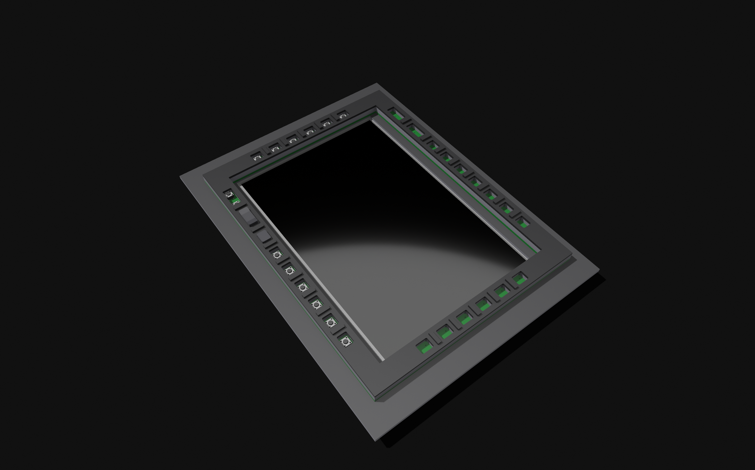Front view of the T-38C Multi-Function Display