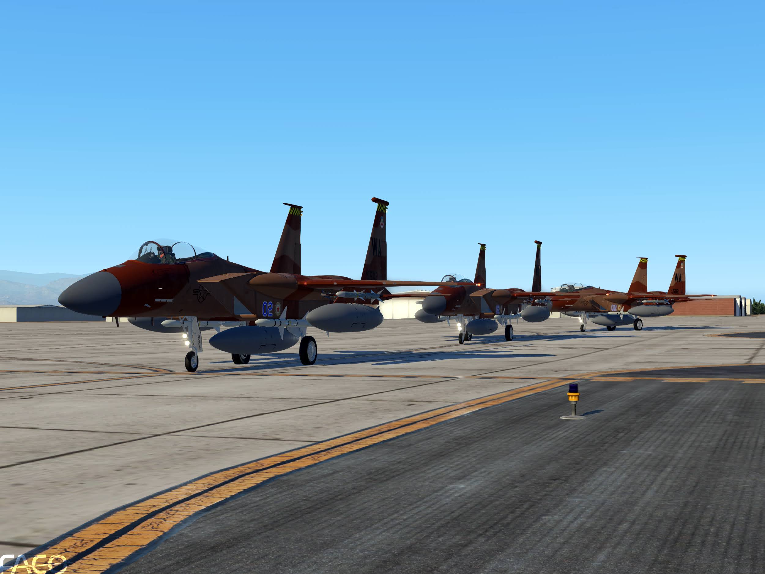 F-15C aircraft detail