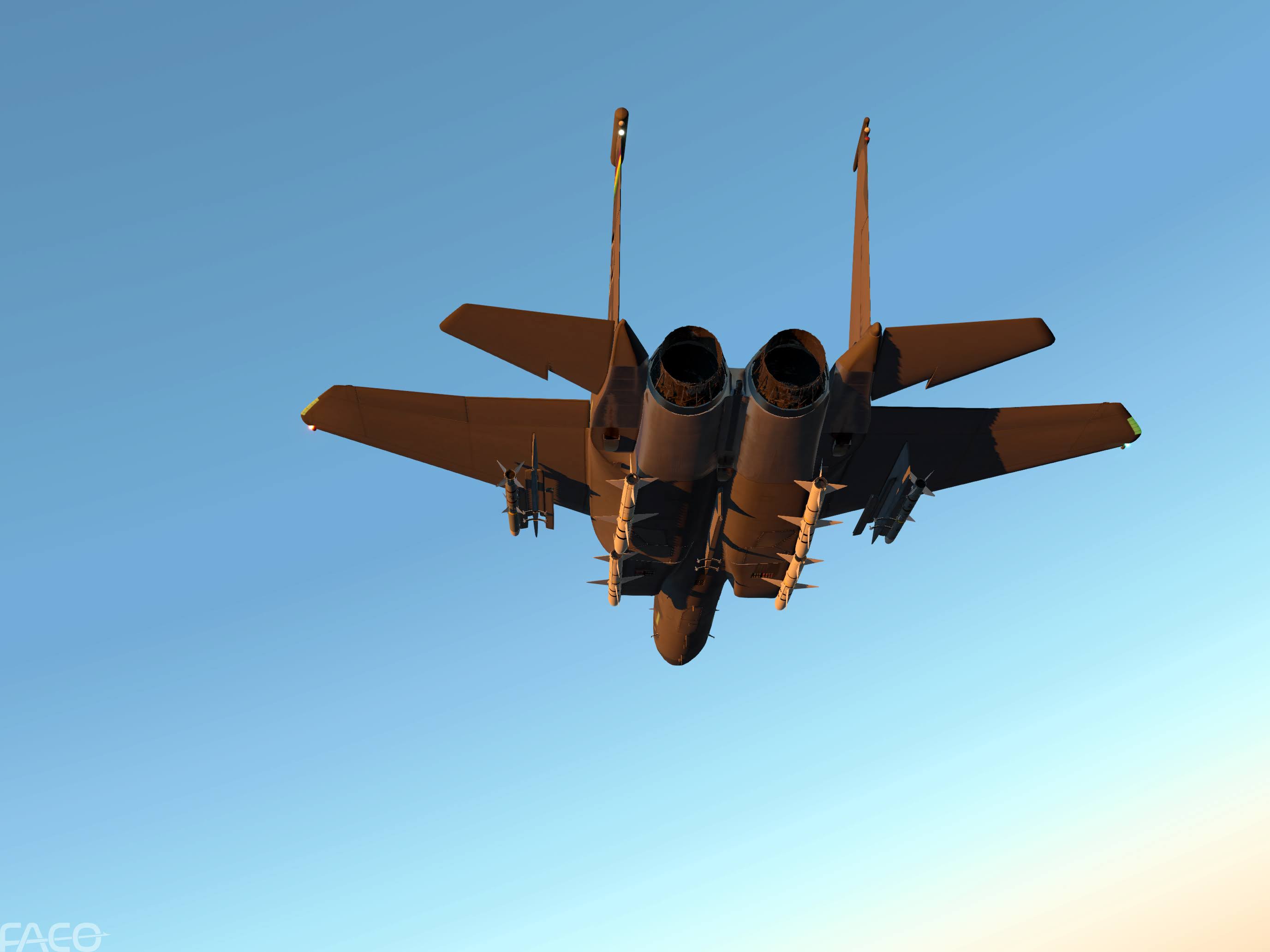 F-15C cockpit display